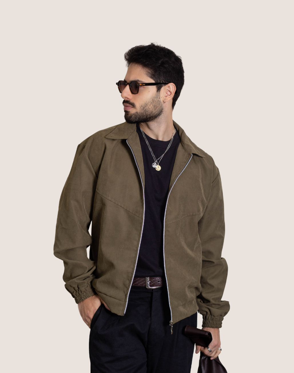 Jaqueta minimal Olive